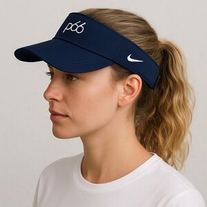 Nike Navy Blue Visor Hat– Adjustable Fit-UNISEX-NWT